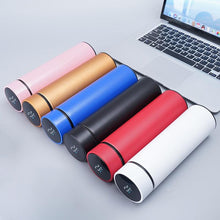 Load image into Gallery viewer, 500ml Stainless Steel Intelligent Insulation Water Bottle Vacuum Bottle Insulation Touch Intelligent Temperature Display Intelligent Touch Display Temperature 304 Stainless Steel Thermos Water Bottle
