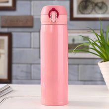 Load image into Gallery viewer, 500ml Stainless Steel Thermos Coffee Mug Water Bottle Portable Vacuum Stainless Steel Bouncing Lid Vacuum Flask Custom Starry Sky Cold Insulation Bottle Business Gift Creative Insulated Water Bottle