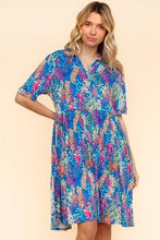 Load image into Gallery viewer, Johnny Collar Babydoll Dress with Side Pockets – Babydoll Dress, Johnny Collar Dress, Pocketed Dress, Button Down Dress, Relaxed Fit Dress