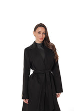 Load image into Gallery viewer, Lafayette Cashmere Blend Overcoat in Black
