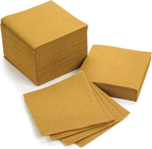 Load image into Gallery viewer, Eco-Friendly Linen-Feel Cocktail Napkins – Premium Disposable Beverage Napkins, Reusable & Biodegradable (4.75"x4.75" Folded, 50-Pack)