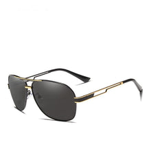 Load image into Gallery viewer, Luxury NEW Model Business Men Square Polarized Sunglasses Male Eyewear Aviation Alloy Frame With UV400 Protection and High Quality Metal Frame