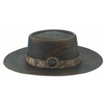 Load image into Gallery viewer, Bullhide Unusual - Bangora Straw Gambler Hat