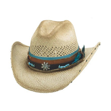 Load image into Gallery viewer, Bullhide Sweet Caroline - Genuine Panama Straw Cowgirl Hat