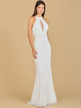 Load image into Gallery viewer, Halter Neck Dress with Keyhole