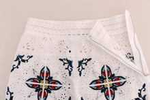 Load image into Gallery viewer, Dolce & Gabbana Mulicolor Majolica Cutout Capri Pants