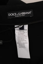 Load image into Gallery viewer, Dolce & Gabbana Black Wool Stretch Crystal Pants