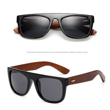 Load image into Gallery viewer, Bamboo Wooden Arms Sunglasses Men Women Black Sunglass