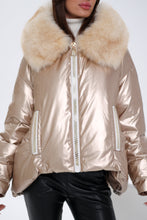 Load image into Gallery viewer, Genuine Polar Fox Down Fill Jacket