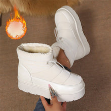 Load image into Gallery viewer, Women’s Fleece-Lined Short Boots – Warm Cotton Lined Winter Ankle Boots
