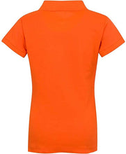 Load image into Gallery viewer, Girls Short Sleeve Pique Polo Shirt