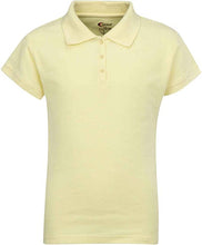 Load image into Gallery viewer, Girls Short Sleeve Pique Polo Shirt