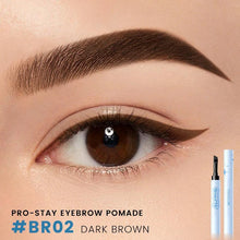 Load image into Gallery viewer, 2 In 1 3D Eyebrow Gel Cream Eyeliner Pencil 3 Colors Waterproof Long-lasting Eyebrow Pomade Enhancers Makeup Cosmetics