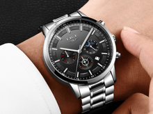 Load image into Gallery viewer, Men's Waterproof Watch With Chronometers And Date Display Unique Design Perfect Gift