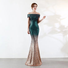 Load image into Gallery viewer, Birthday Party Dress Slimming Host Long Dress