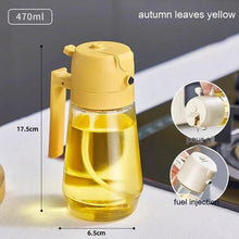 Load image into Gallery viewer, 470ML Olive Oil Sprayer Dispenser For Cooking BBQ 2 In 1 Glass Oil Vinegar Soy Sauce Spray Kitchen Oil Bottle For Air Fryer