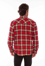 Load image into Gallery viewer, Scully Western Yoke (5345) - Men's Plaid Flannel Shirt
