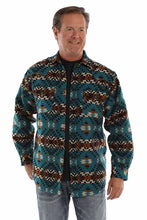 Load image into Gallery viewer, Scully Mesa Crest - Men's Western Flannel Shirt Jacket