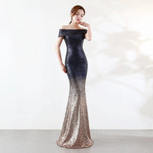 Load image into Gallery viewer, Birthday Party Dress Slimming Host Long Dress