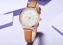 Load image into Gallery viewer, Stylish Womens Elegant With Double Zircon And Two Chronometer Day And Date Luxury Watch