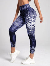 Load image into Gallery viewer, Watercolor Print High-Waist Tummy Control Butt-Lifting Yoga Leggings