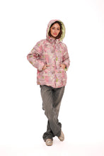 Load image into Gallery viewer, Reversible Demi-Season Jacket in Iris/Lemongrass