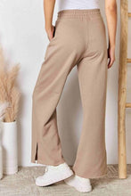 Load image into Gallery viewer, RISEN Wide Waistband Slit Wide Leg Pants