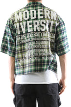 Load image into Gallery viewer, New RAZE Washed Flannel Crop Top Button Down Shirt