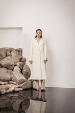 Load image into Gallery viewer, Premium 100% Australian Merino Wool Coat in Marshmallow