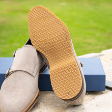 Load image into Gallery viewer, 56-105-SND LEGERRA Sueded Goatskin Monkstrap, Sand