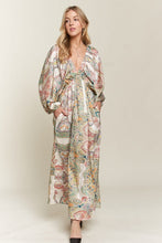 Load image into Gallery viewer, New Printed V-Neck Batwing Sleeve Dress For Summer – Stylish, Effortlessly Chic, Comfortable, Perfect for Casual and Semi-Formal Events