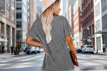Load image into Gallery viewer, Women's Round Neck Short Sleeve T-Shirt - Casual Summer Top