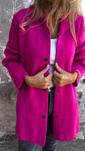 Load image into Gallery viewer, MANDOTOS Hooded Cardigan Single-Breasted Loose Red Jacket