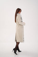 Load image into Gallery viewer, Genuine Arctic Fox Virgin Wool Wrap Coat