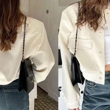 Load image into Gallery viewer, Women's Solid Color Long Sleeve Baseball Jacket
