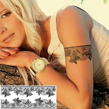 Load image into Gallery viewer, 57 Sheets Temporary Tattoo Stickers Set Waterproof Temporary Tattoo Waist Arm Modern Stylish Big Black Tattoos For Womens Mens
