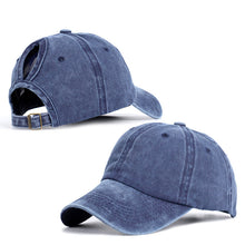 Load image into Gallery viewer, Cotton Ponytail Baseball Cap