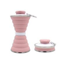 Load image into Gallery viewer, 500ML Foldable Silicone Water Bottle: Ultimate Travel Companion!