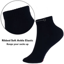 Load image into Gallery viewer, 3-12 Pairs Mens Plain Solid Cotton Sports Ankle Athletic Socks Low Cut Size 9-13