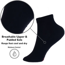 Load image into Gallery viewer, 3-12 Pairs Mens Plain Solid Cotton Sports Ankle Athletic Socks Low Cut Size 9-13
