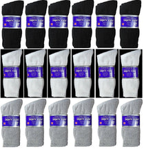 Load image into Gallery viewer, Wholesale Bulk Mens Diabetic Crew Socks Health Circulatory Size 9-11,10-13,13-15