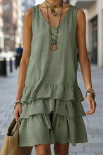 Load image into Gallery viewer, V-Neck Sleeveless Midi Dress – 5 Colors, S–2XL