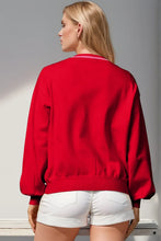 Load image into Gallery viewer, Nutcracker Sequin Bow Decor Cardigan