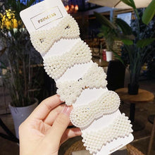 Load image into Gallery viewer, 5/8PCS/Set Women Girls Elegant Imitation Pearls Geometric Hairpins Sweet Hair Ornament Clips Barrettes Gorgeous Fashion Hair Accessories For Women