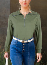 Load image into Gallery viewer, Zip Up Funnel Neck Sweater