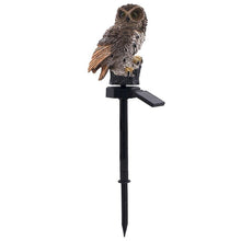 Load image into Gallery viewer, Solar LED Waterproof Premium Garden And Yard Lamp In Shape Of Owl With Stand And Solar Base Pathway Luxury Decoration