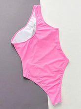 Load image into Gallery viewer, Stylish One-Piece Swimsuit with Contrast Panel Design