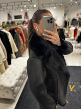 Load image into Gallery viewer, Estella Faux Fur Jacket in Black