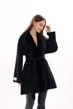 Load image into Gallery viewer, Kopenhagen Fur® Mink Italian Cashmere Wool Coat
