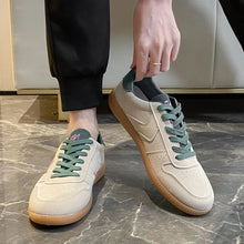 Load image into Gallery viewer, Round Toe Lace-Up Sneakers – Casual Flat Mesh Shoes
